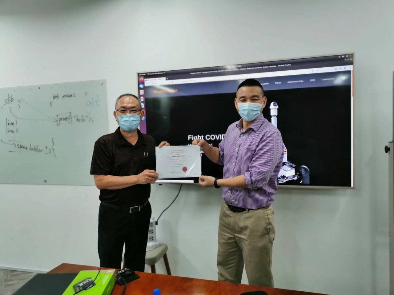 AGILEX ECO :ROS training courses at National University of Singapore