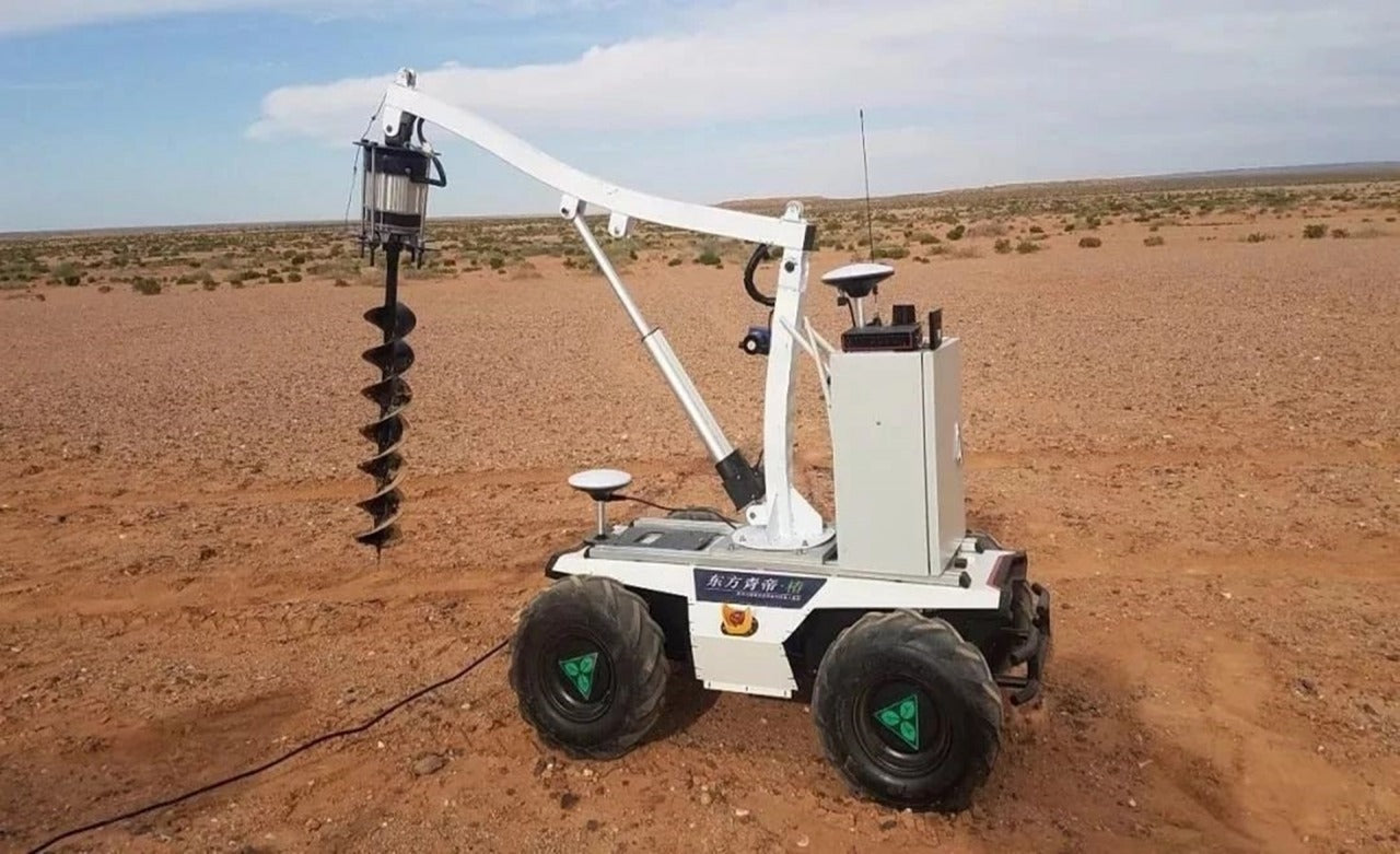 Customer Case: Desert Ecological Restoration Magician - Tree Planing Robot