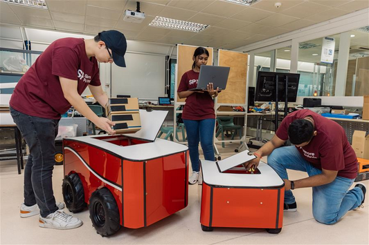 Autonomous Mobile Robots for Outdoor Delivery by Singapore Polytechnic