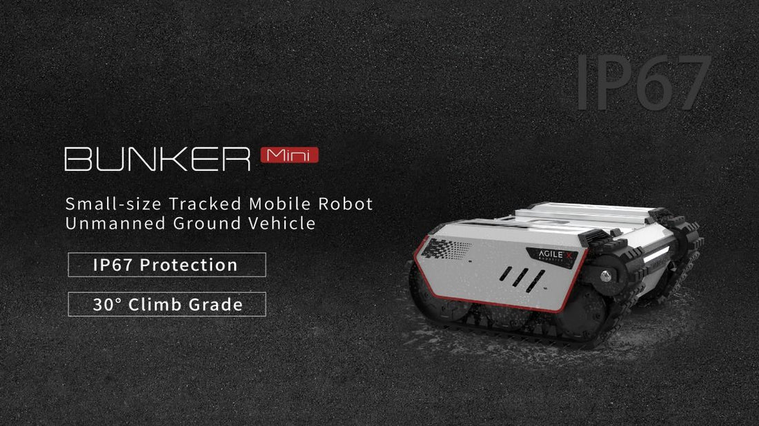 AgileX Robotics Launched Tracked-mobile Robot Chassis BUNKER Pro with IP67 Prote